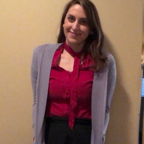 BEST SELLING CARDIGAN - Soft Blue w/ Pockets - NWT - Picture 3 of 6